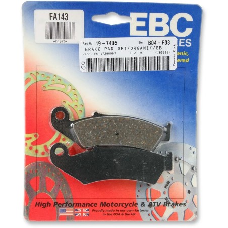 Organic Base  FA  Brake Pads