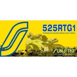 Chaîne moto à joints toriques Works Tripleguard 525 Rtg1