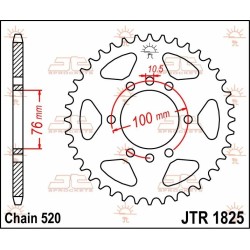 Rear Sprocket Steel