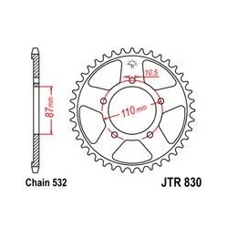 Rear Sprocket Steel