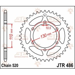 Rear Sprocket Steel