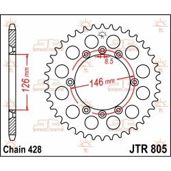 Rear Sprocket Steel