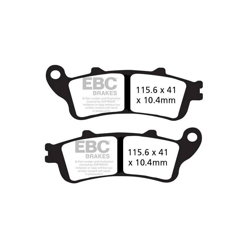 Vee Semi-Sintered Brake Pads