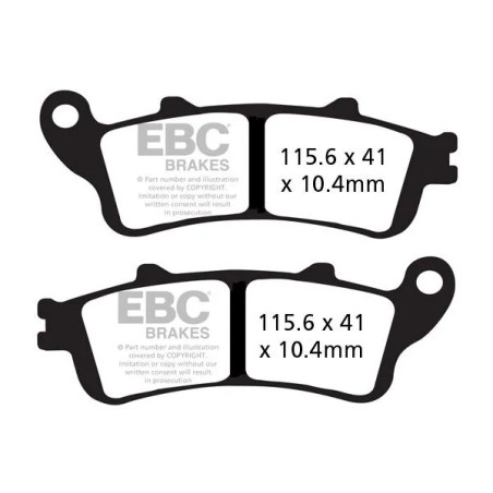 Vee Semi-Sintered Brake Pads