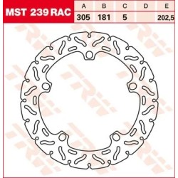 Contoured Fixed Brake Rotor