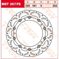 Contoured Floating Brake Rotor
