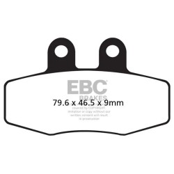 FA Series Organic Brake Pads
