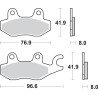 HF Street Ceramic Organic Brake Pads