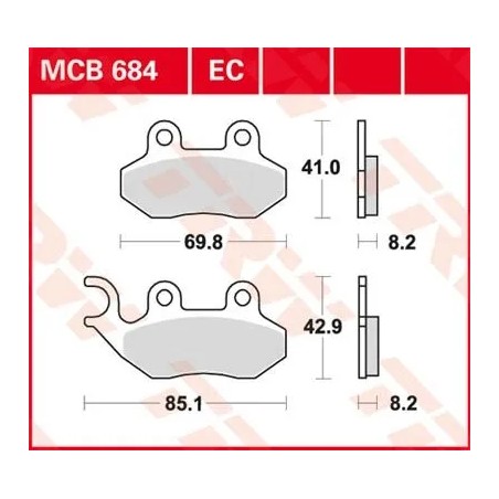EC Series Ceramic Brake Pads