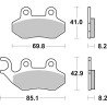 CT Scooter Carbon Tech Organic Brake Pads