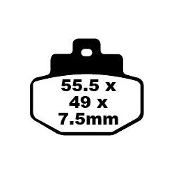 SFA Series Organic Scooter Brake Pads