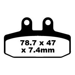 SFA Series Organic Scooter Brake Pads