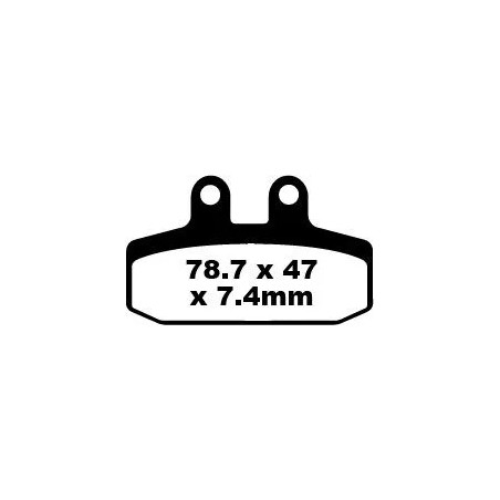 SFA Series Organic Scooter Brake Pads
