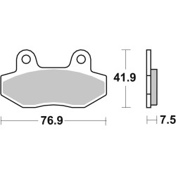 HS Street Excel Sintered Front Brake Pads