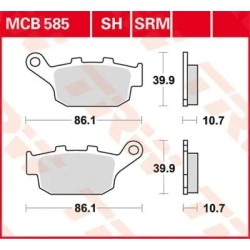 SH Series Sindered Rear Brake Pads