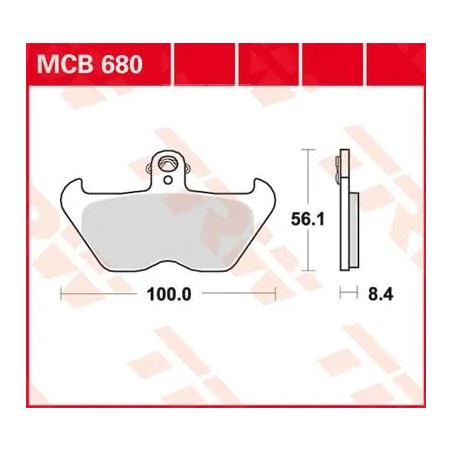 Organic Allround Brake Pad