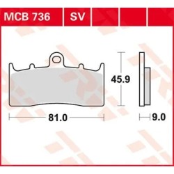 SV Series Sindered Brake Pads