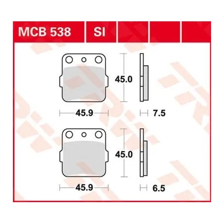 SI Series Sindered Off-Road Brake Pads