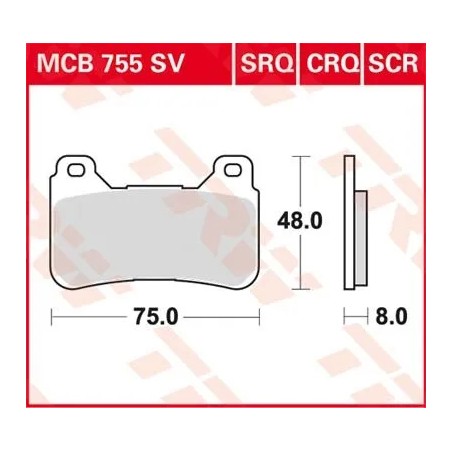 CRQ Series Carbon Race Brake Pads