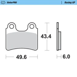 Racing GP SinterPRO Offroad Brake Pads