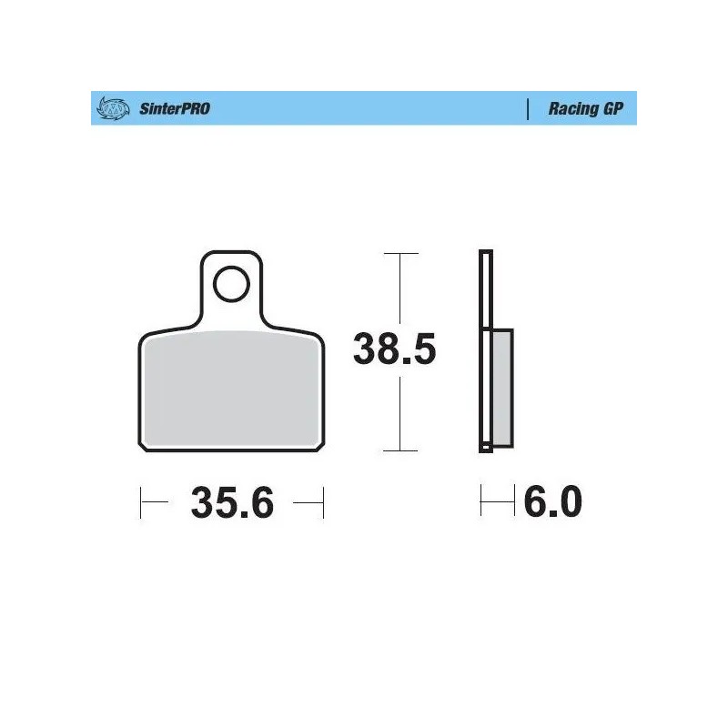 Plaquettes de frein Racing GP SinterPRO pour tout-terrain