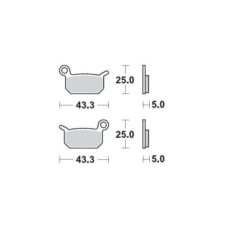 Plaquettes de frein Racing Offroad