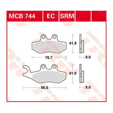 EC Series Ceramic Brake Pads