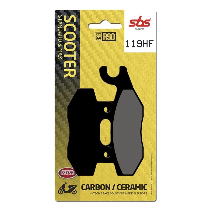 HF Street Ceramic Organic Brake Pads