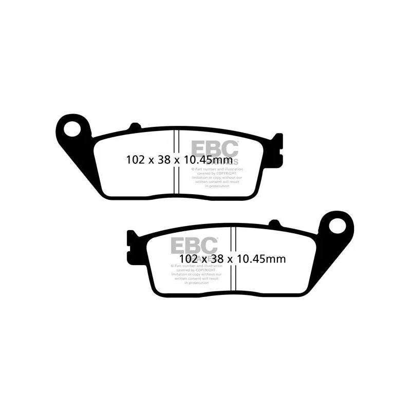 SFA Series Organic Scooter Brake Pads