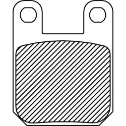 Plaquettes de frein frittées