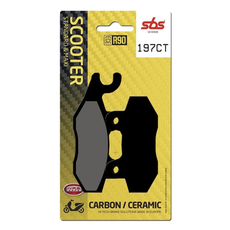 CT Scooter Carbon Tech Organic Brake Pads