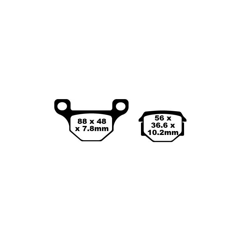 SFA Series Organic Scooter Brake Pads