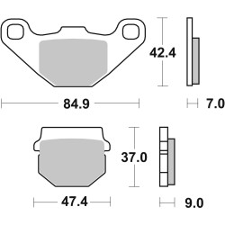 SI Offroad Sintered Brake Pads