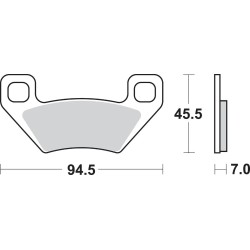 ATS All-Terrain Sintered Brake Pads