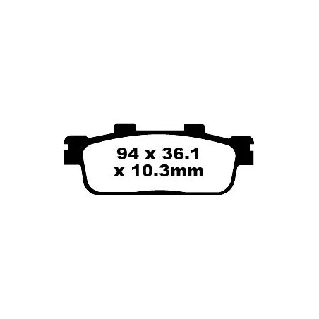 SFA Series Organic Scooter Brake Pads