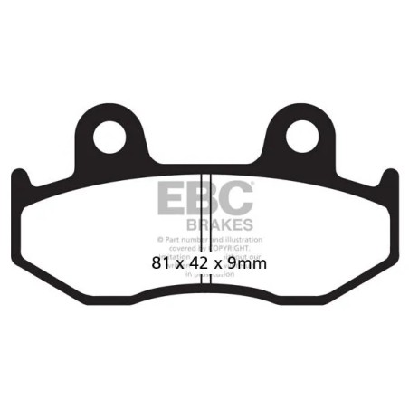 SFAC Carbon Series Scooter Brake Pads