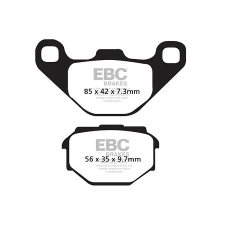 SFA Series Organic Scooter Brake Pads