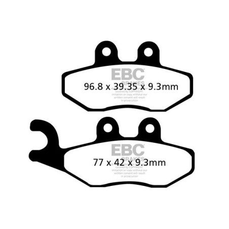 SFAC Carbon Series Scooter Brake Pads
