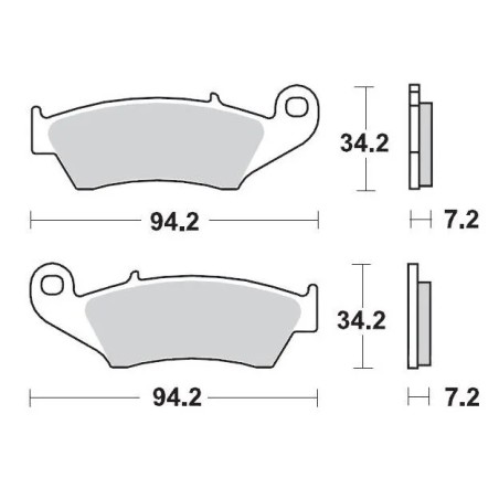 Racing GP SinterPRO Offroad Brake Pads