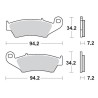 Racing GP SinterPRO Offroad Brake Pads
