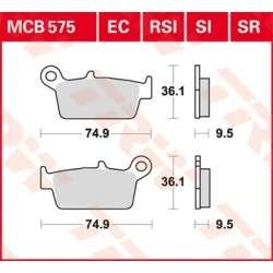 SI Series Sindered Off-Road Brake Pads