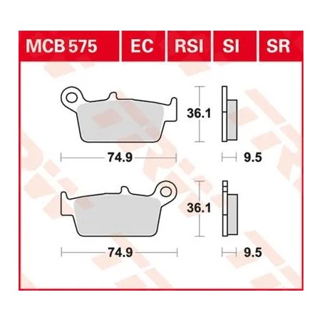 SI Series Sindered Off-Road Brake Pads