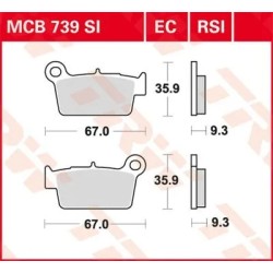 RSI Series Sindered Off-Road Race Brake Pads