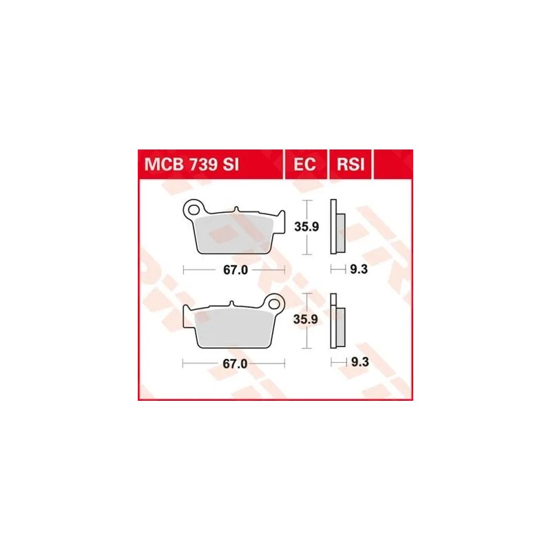 EC Series Ceramic Brake Pads