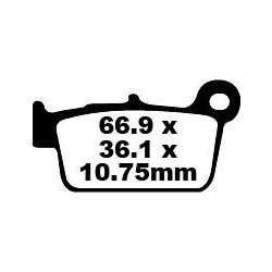 Plaquettes de frein en carbone Fusion TT Sport