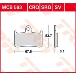 SV Series Sindered Brake Pads