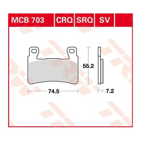 SV Series Sindered Brake Pads