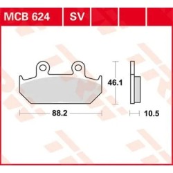 SV Series Sindered Brake Pads