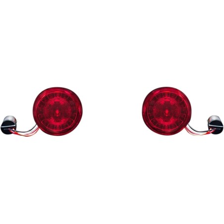 Clignotants LED rouges ProBEAM® avec cabochons rouges