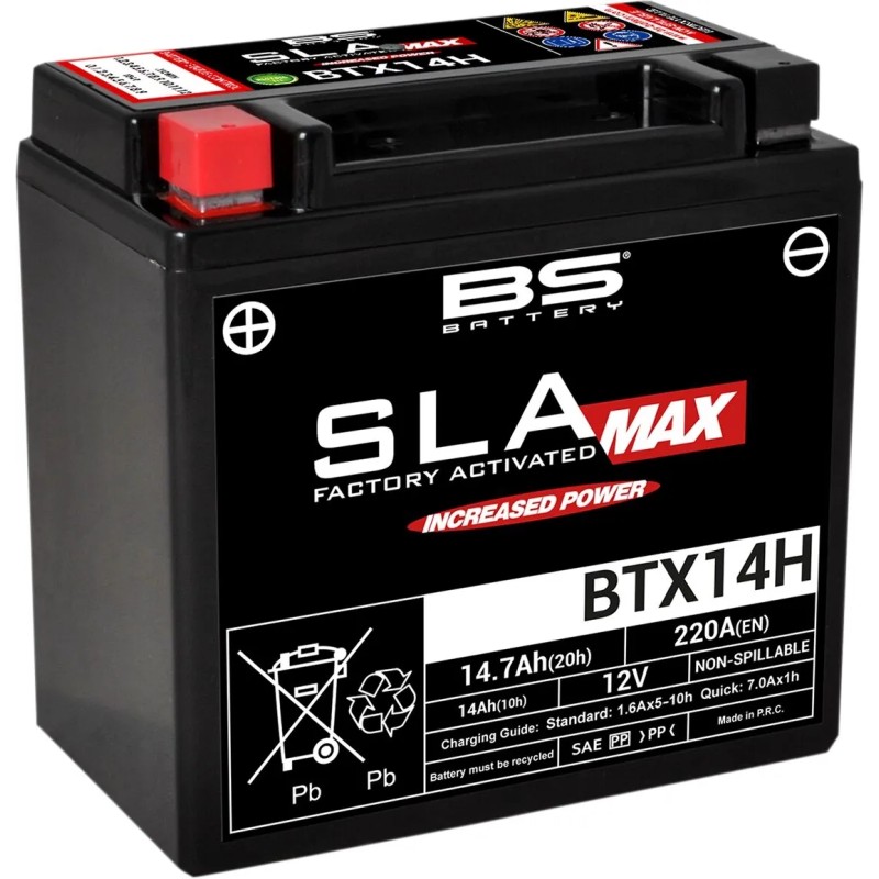 Batterie sans entretien AGM SLA MAX prête à l'emploi